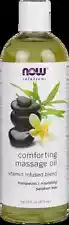 NOW Foods Comforting Massage Lavender Pine Chamomile Geranium Almond Oil 16 oz.