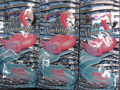 5 PACK DEVOTED CREATIONS LET'S FLAMINGLE MEGA GLOW DARK BRONZING TANNING LOTION