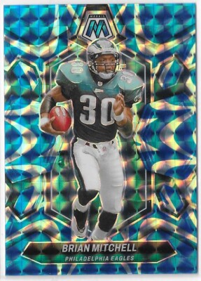 2024 PANINI MOSAIC #227 BRIAN MITCHELL BLUE REACTIVE PRIZM PHILADELPHIA EAGLES
