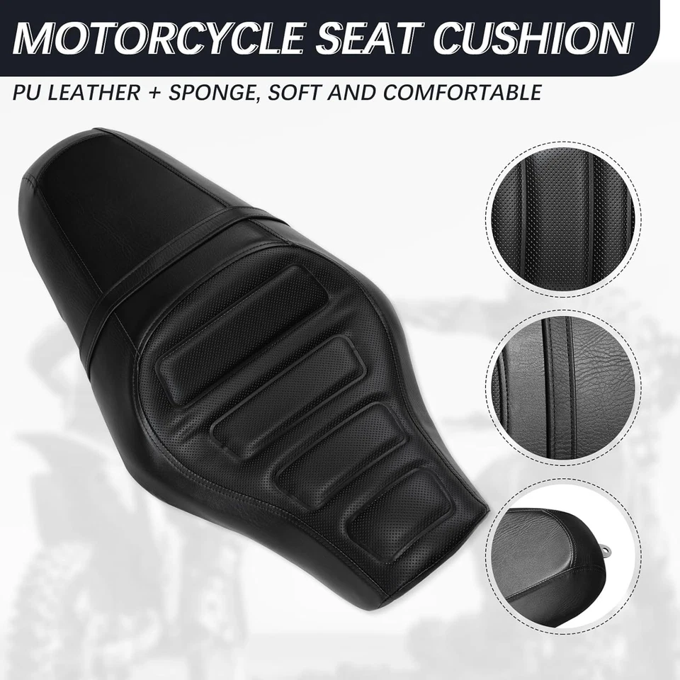 Asiento de conductor de pasajero para Harley Davidson Forty Eight XL1200X 2010-2016 Foto 4 de 4