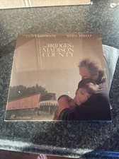 The Bridges of Madison County Laserdisc, 1996 Clint Eastwood Wide Screen