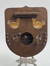 1987 VAN KLEIN Wood Door Chime -Birds- Love Cottage- Hand Painted Handmade USA