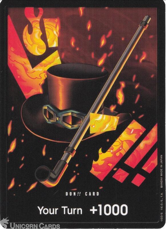 DON!! Card (Sabo) : Foil English One Piece TCG Card : PRB01: One Piece Card The