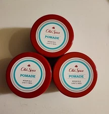 (lot of 3) Old Spice HIGH ENDURANCE Pomade MEDIUM HOLD & MATTE FINISH  1.76 oz.