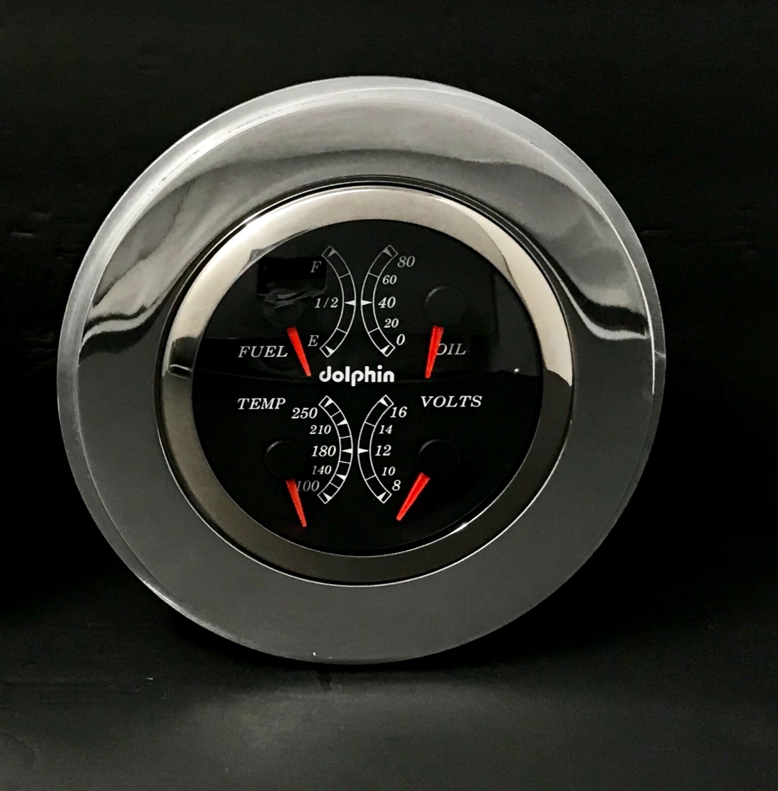 1947 1948 1949 1950 1951 1952 1953 CHEVY TRUCK GAUGE SET GPS BLACK DOLPHIN 3 3/8 eBay