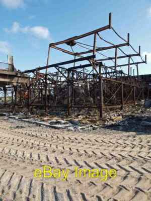 Photo 6x4 The remains of Fleetwood pier After the fire on Tuesday 9th Sep c2008