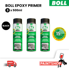 3 x Epoxy primer BOLL 0.5L black SPRAY anti-corrosion 500ml aerosol