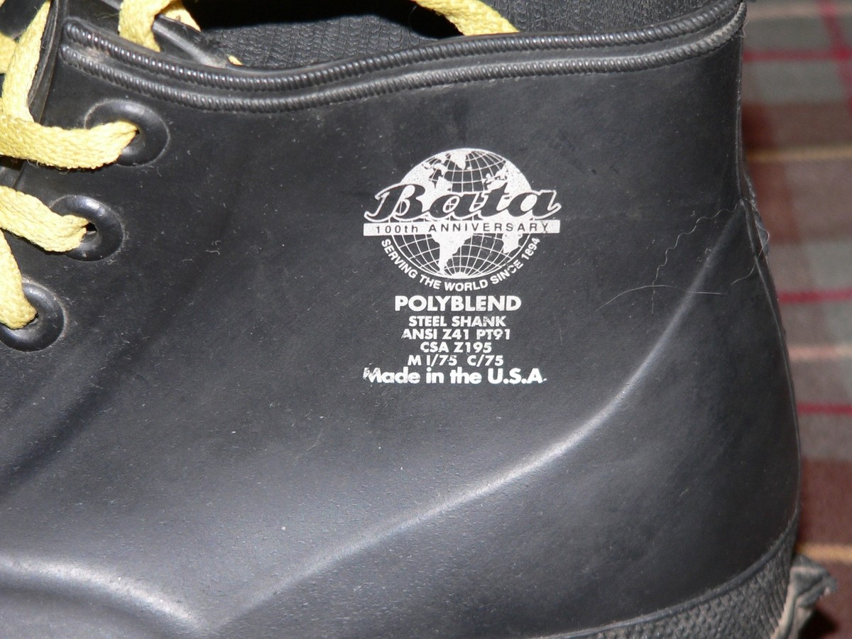 Bata | Black Polyblend Steel Shank ANSI Z41 | Size 9 Amazon.com: Bata Shoe 86104-11 Onguard Industries Size 11  main image 3