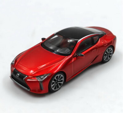 MASDI 1/64 Scale Lexus LC500h Sport 2020 Red Diecast Car Model Toy