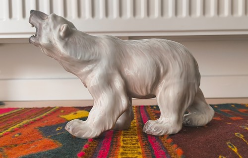 Große Dahl Jensen 1310 Eisbär Wanderporzellan Figur Royal Copenhagen - Bild 5 von 15