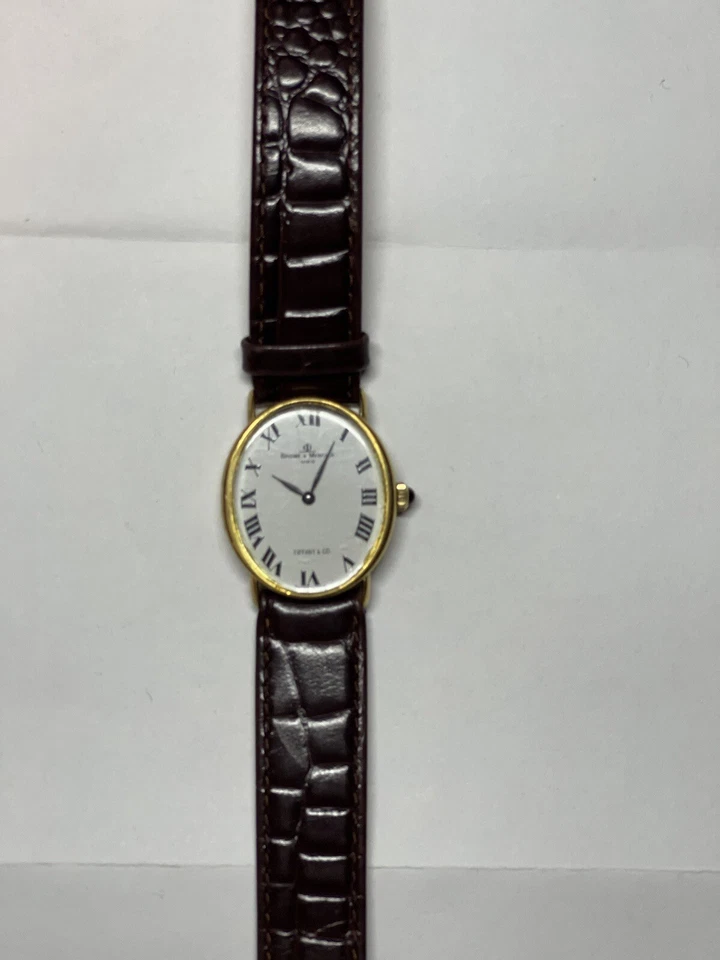 Baume & Mercier by TIFFANY 18K Yellow Gold Men's Watch - Image 3 of 4