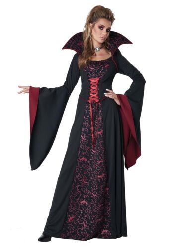 Women's Royal Vampire Gothic Dress Costume SIZE L 