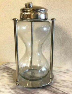 Vintage Restoration Hardware Hourglass Cocktail Shaker - Never Used!
