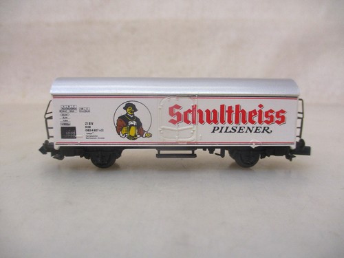 x-85523	Arnold Spur N Güterwagen Schultheiss sehr guter Zustand | Zustand: Gebraucht