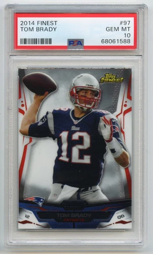 Tom Brady 2014 Finest #97 PSA 10 GEM MINT