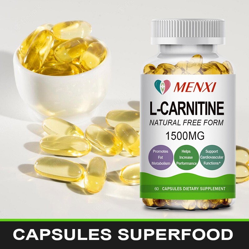 l carnitine and fish oil L-Carnitine Capsules 1500MG Stimulant Free Fat Burner Weight Loss Supplement
