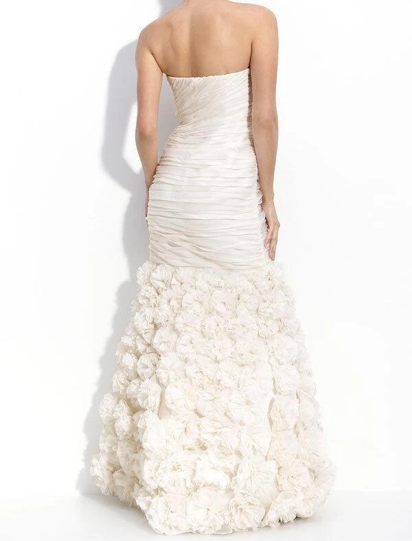 Nuevo sin etiquetas Vestido Theia Roseta Sin Tirantes Marfil Talla 14 Foto 2 de 4