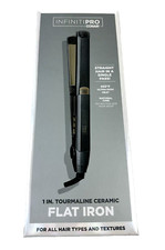 InfinitiPRO by CONAIR 1-inch Tourmaline Ceramic Flat Iron Smooth and Shine