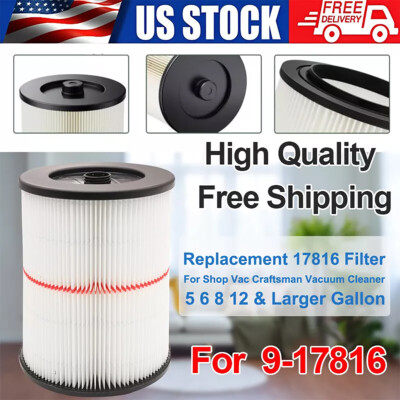 Vacuum Cleaner Filter Replacement for 20 GALLON VACUUMS:WD5500  WD0970, WD7000