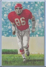 1991 Junoius "Buck" Buchanan Goal Line Art Postcard Unsigned - Series 3 Three