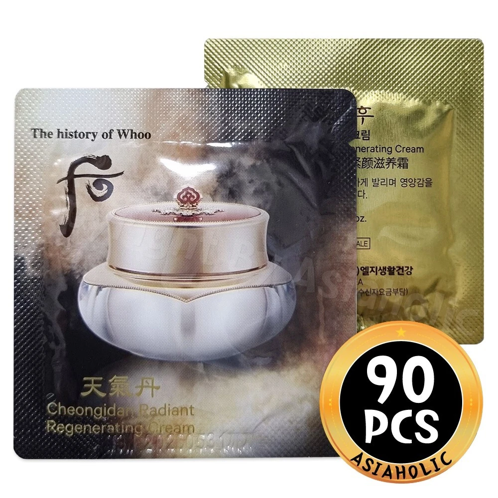 The history of Whoo Radiant Regenerating Cream 1ml x 90pcs (90ml) Hwa hyun