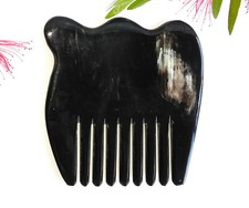 Pocket Styling Comb  Gua Sha Massage Tool, Wide Tooth Detangle Horn Hair Combs