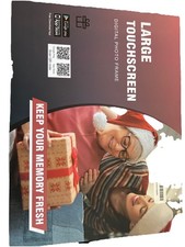 10.1 Inch Large Digital Picture Frame Canupdog 32GB WiFi Touchscreen Photo Black