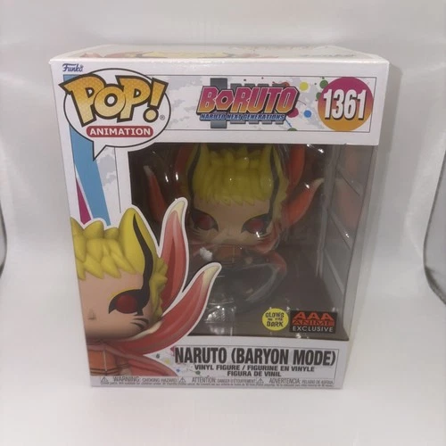 Naruto (Baryon Mode) Boruto Funko POP! Animation 1361 AAA Anime Exclusive Glow