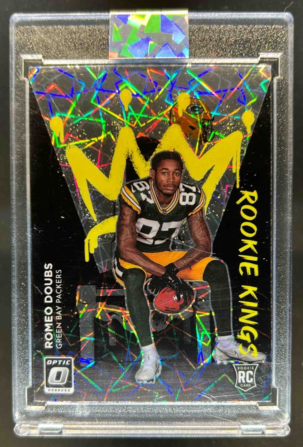 2022 Donruss Optic Romeo Doubs Rookie Kings Rookie RC #RK-12 Packers