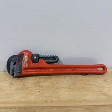 RIDGID 10" Heavy Duty Straight Pipe Wrench Made in USA