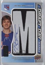 2024-25 Upper Deck SP Game Used Draft Day Marks 7/35 Brennan Othmann Auto 04f2