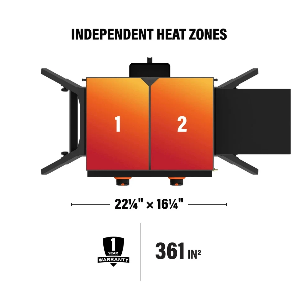 Plancha omnívora de propano Blackstone Adventure Ready 2 quemadores 22" - OFERTA Foto 3 de 4