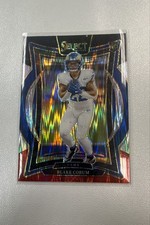 2024 Panini Select - Concourse Blake Corum #9 Black & Red Shock Prizm (RC)