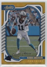 2022 Panini Absolute Spectrum Gold 5/10 Robby Anderson Robbie Anderson #28 1m1a