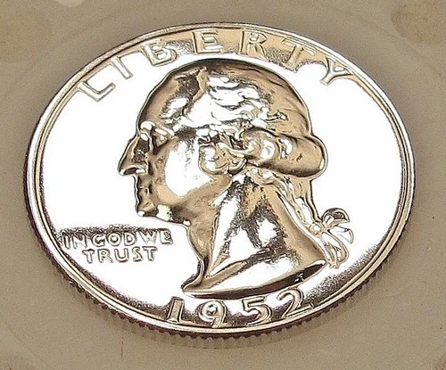 2 X 1952  Gem Proof Quarter 90% SILVER EYE CANDY Blazing Mirrored Surfaces