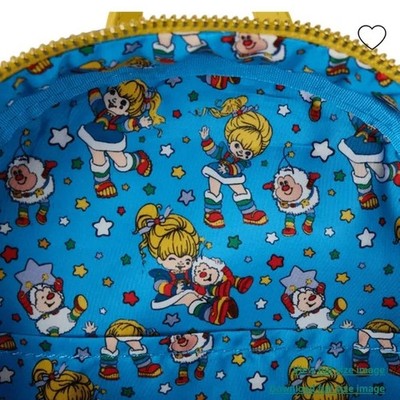 Loungefly Holographic Rainbow Brite Mini Backpack - Blue, Red, Yellow Loungefly Rainbow Brite Cosplay Mini Backpack | Official  main image 4