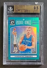 Domantas Sabonis 2016 Optic Rookie Kings Aqua RC #/25 BGS 9.5 SSP  *SEE PHOTOS*