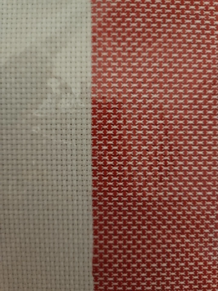 Charles Craft HOPSCOTCH Cross Stitch Fabric Aida 14 Count 15”x15” Red - Image 2 of 4