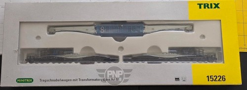 N TRIX 15226 DB "SCHNABEL" Schwertransportwagen Deutsche Bundesbahn | Zustand: Used