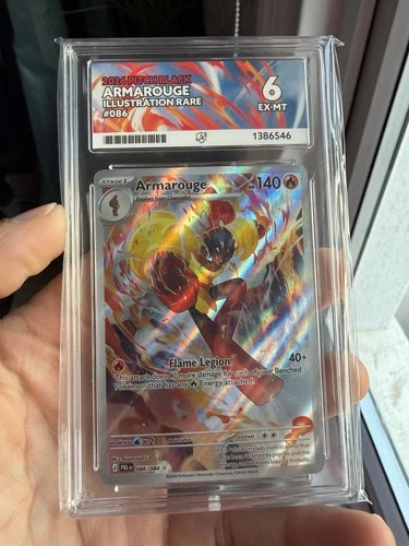 Ace 6 Armarouge 086/084 Illustration Rare Holo Pokémon TCG Pitch Black