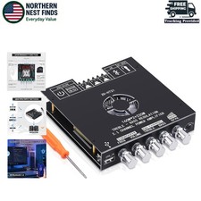2.1 Channel Bluetooth Amplifier with 540W Power and Treble/Bass Control