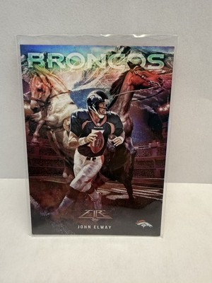 2015 Topps Fire JOHN ELWAY Into the Wild Insert Card #ITW-JE Denver Broncos