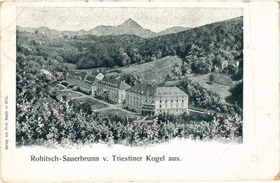 STÜCK SLOWENIEN ROHITSCH SAUERBRUNN ROGASKA SLATINA TRIETINER KOGEL AUS (a68267)