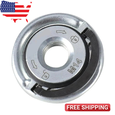 #ad M14 Angle Grinder Quick Release Self Locking Grinder Pressing Plate Flange Nut * $5.50