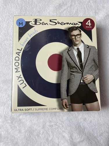 Lot de 4 paires de boxers homme Ben Sherman lux modal stretch taille M (32 34) 48,