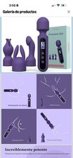 Kits de vibradores tipo varita, juguetes sexuales para parejas adultas con 3 acc