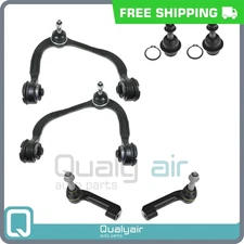 Control Arm Ball Joint Tie Rod End Kit for 09-14 Ford F-150 Front End - 6pcs