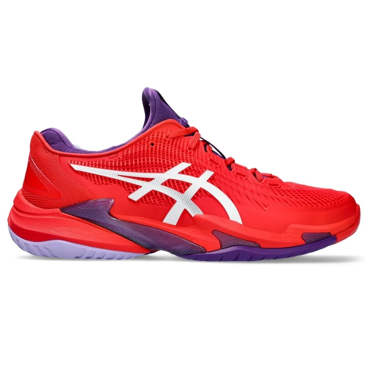 極美品 asics court FF2 アシックス オールコート 赤 レッド 【公式通販】
