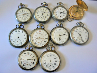 lot de 10 montres gousset homme