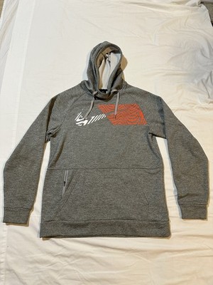 Nike Therma Dri Fit Fingerprint Hoodie Men s S Gray Heather Running Pullover